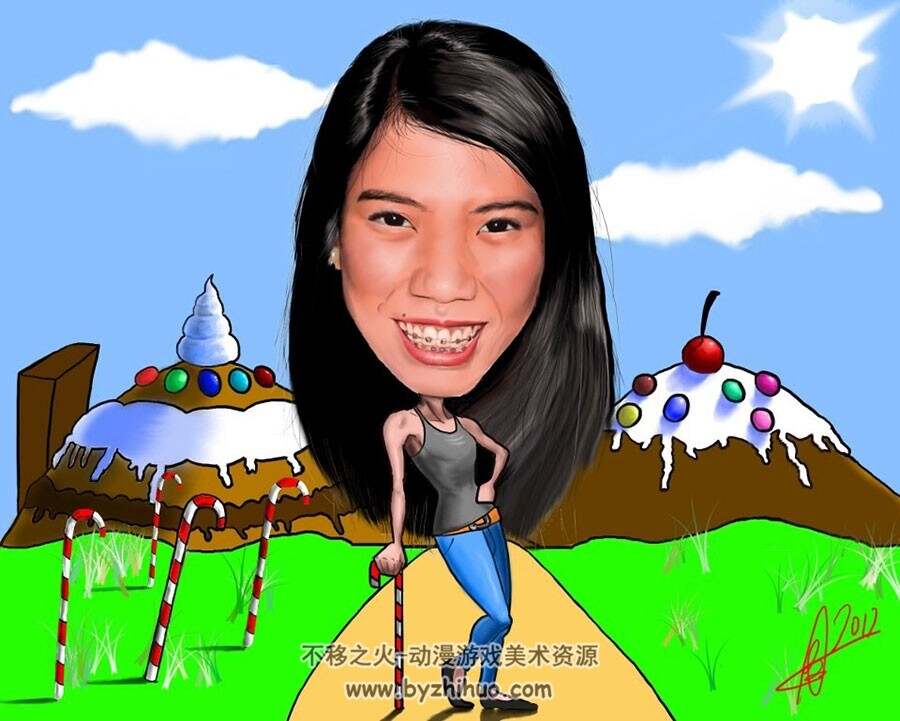 Janson Sy 人物肖像插画图集分享 97P