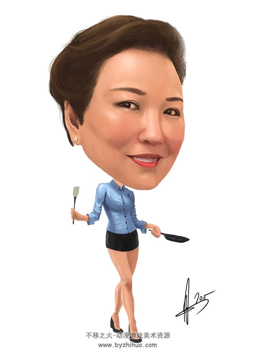 Janson Sy 人物肖像插画图集分享 97P