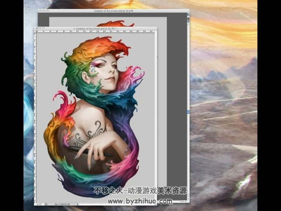 新加坡插画家 Artgerm刘丕政 插画绘制视频教程 第一期