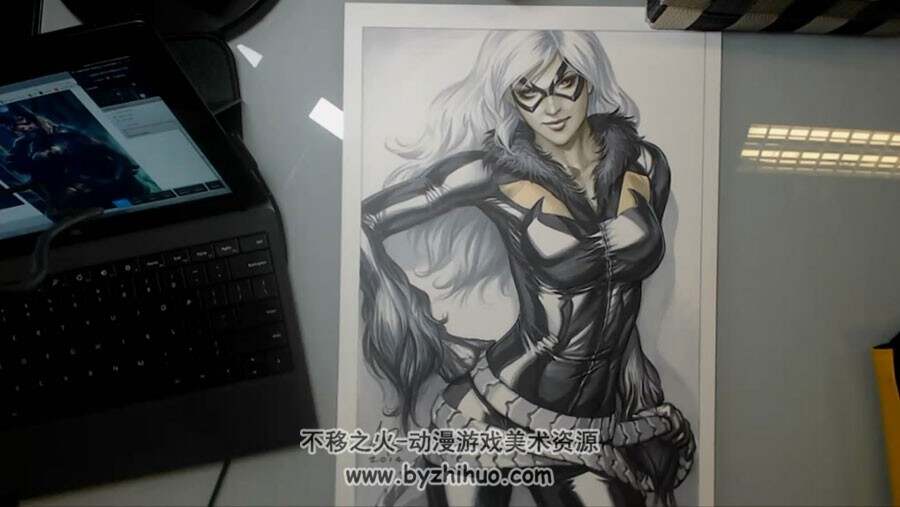 新加坡插画家 Artgerm刘丕政 插画绘制视频教程 第一期