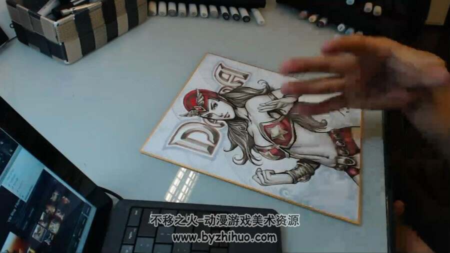 新加坡插画家 Artgerm刘丕政 插画绘制视频教程 第二期