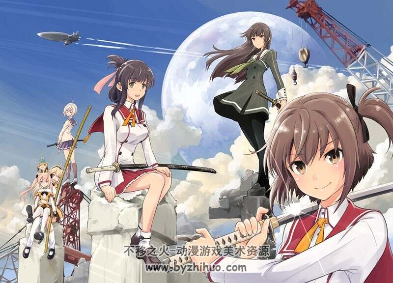 刀使巫女 角色海报插画图集分享 217P