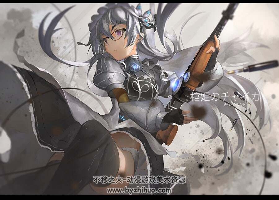 棺姬嘉依卡 角色插画美图分享 34P