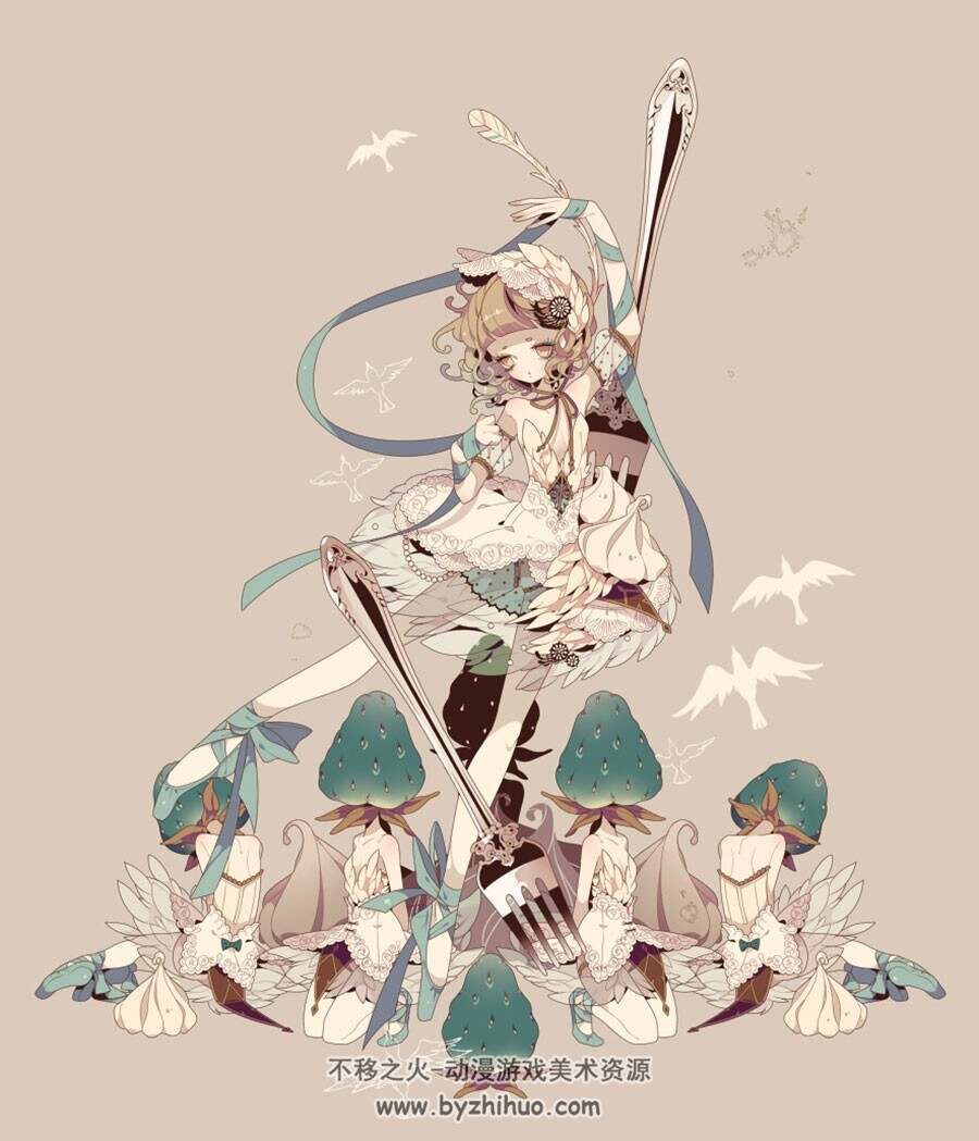 P站画师作品 淡雅风插画图集分享 144P