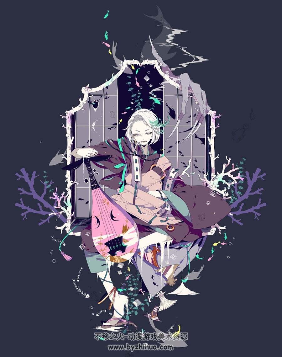 P站画师作品 淡雅风插画图集分享 144P