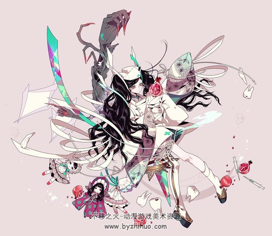 P站画师作品 淡雅风插画图集分享 144P