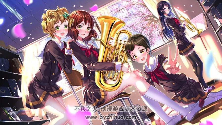 吹响！上低音号  角色插画壁纸图集分享 511P
