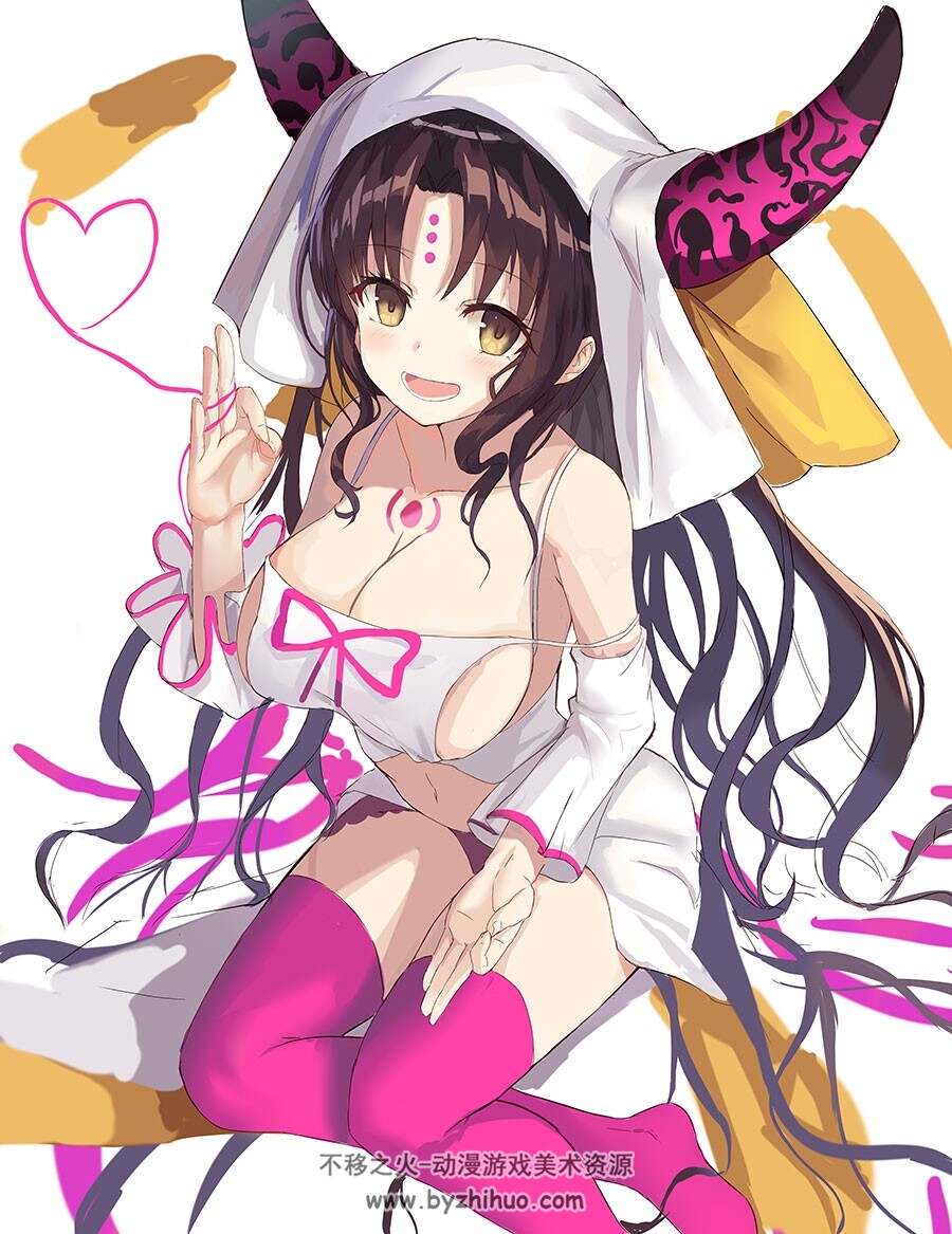 殺生院キアラ 魔女插画高清美图分享 52P