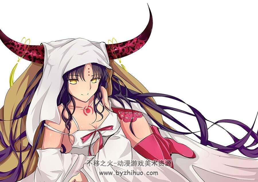 殺生院キアラ 魔女插画高清美图分享 52P