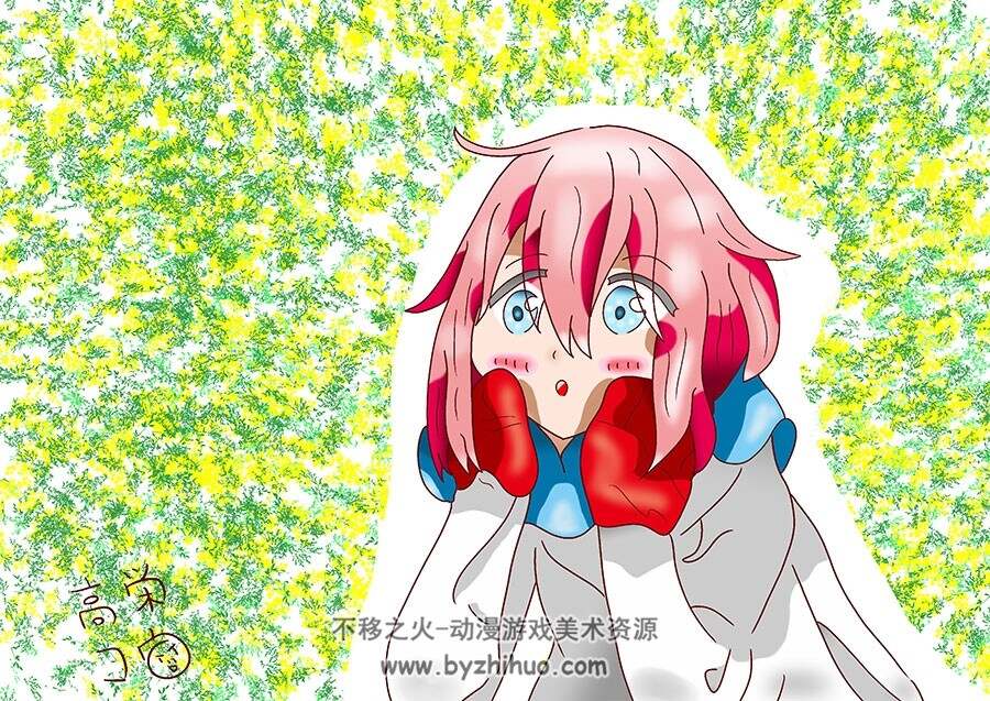 摇曳露营 纯真感满满的插画壁纸图集分享 440P
