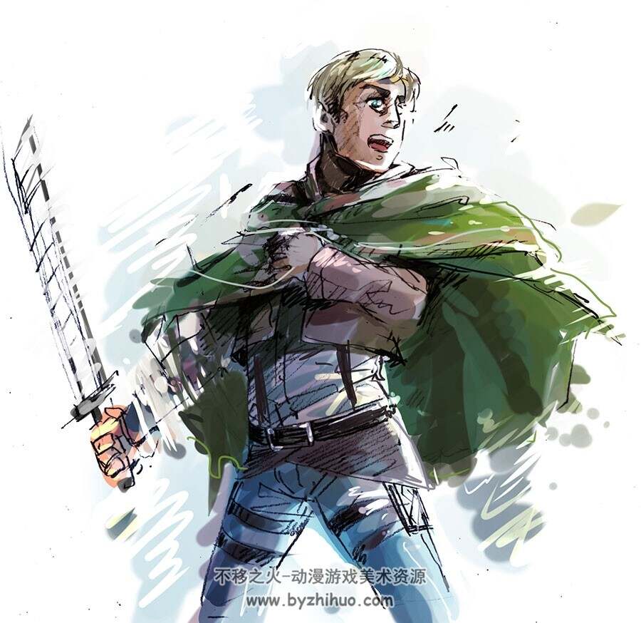 进击的巨人 角色插画壁纸图集分享 955P