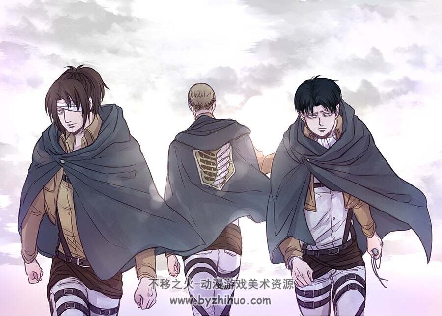 进击的巨人 角色插画壁纸图集分享 955P