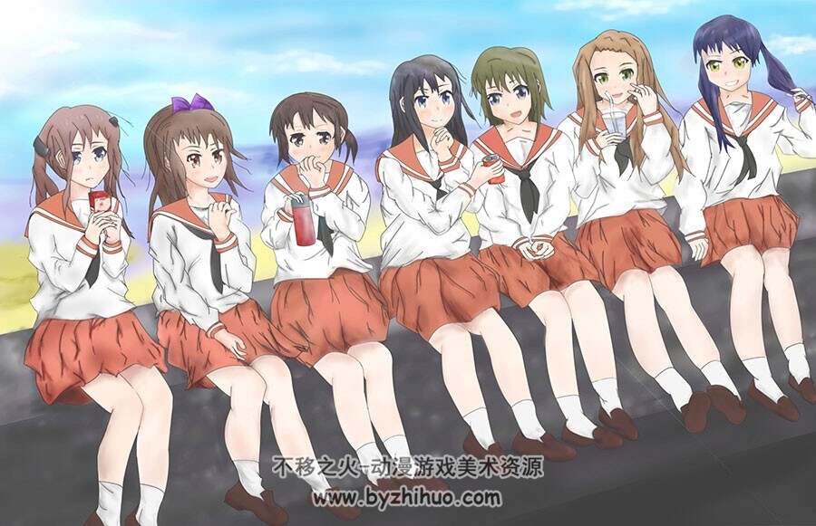 Wake Up, Girls！ 七人的偶像 插画壁纸图集分享 752P