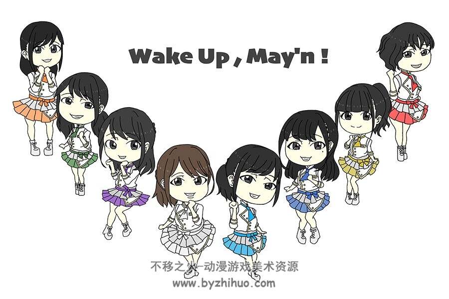 Wake Up, Girls！ 七人的偶像 插画壁纸图集分享 752P