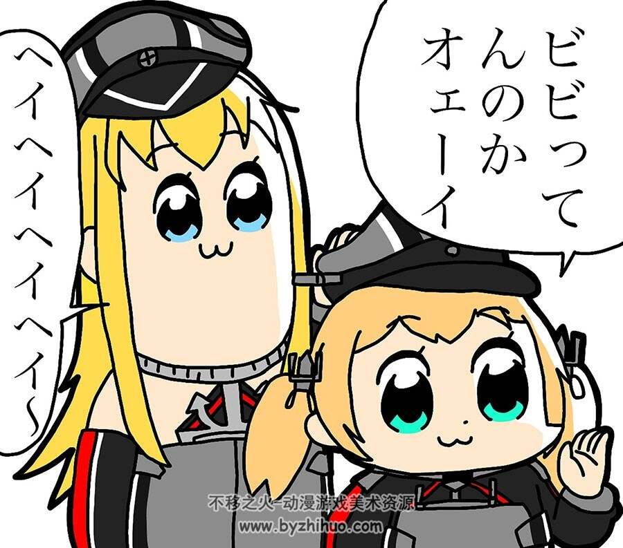 pop子和pipi美的日常 傻萌傻萌插画图包分享 295P