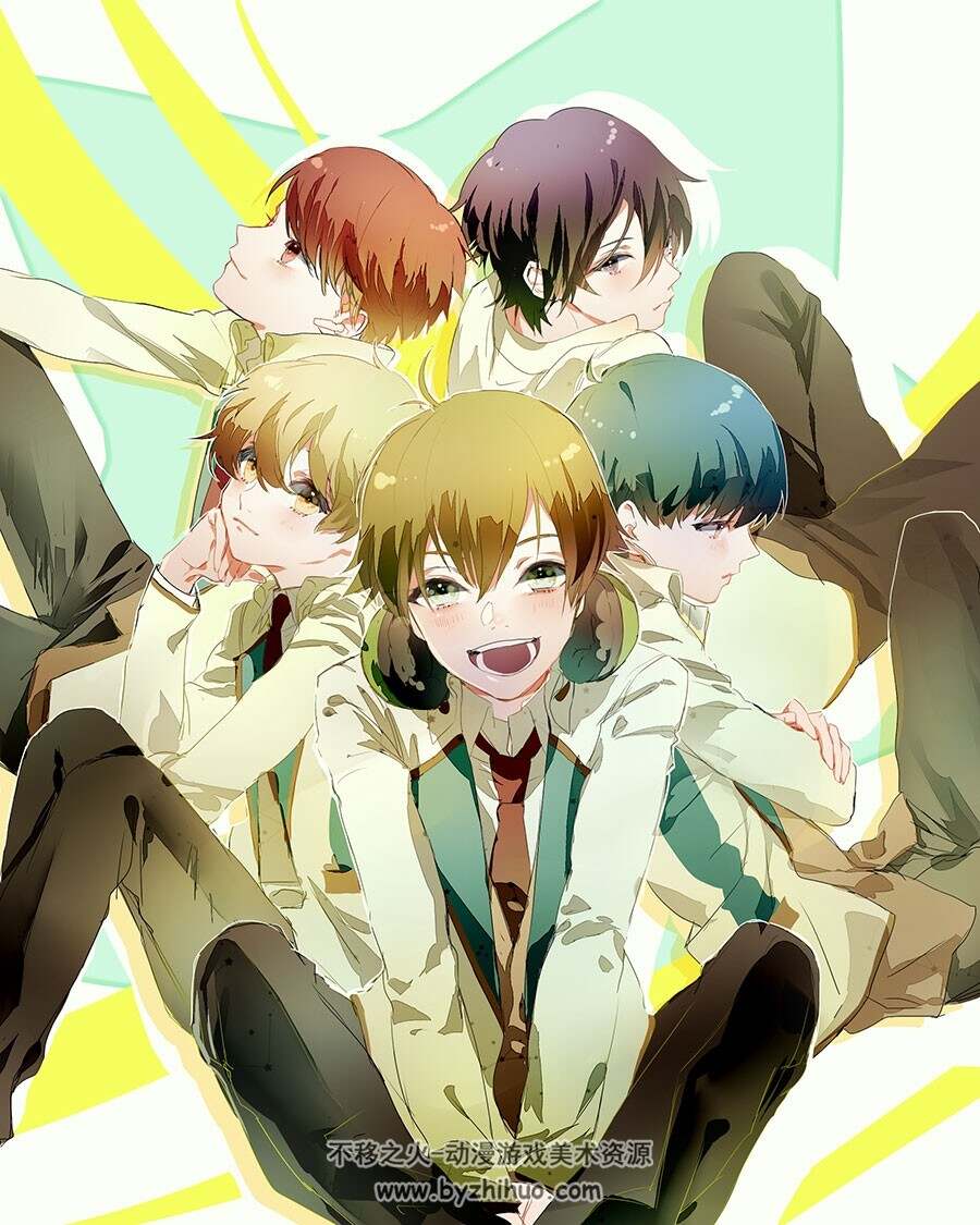 高校星歌剧 美男啊插画美图分享 596P