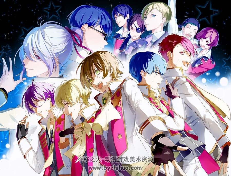 高校星歌剧 美男啊插画美图分享 596P