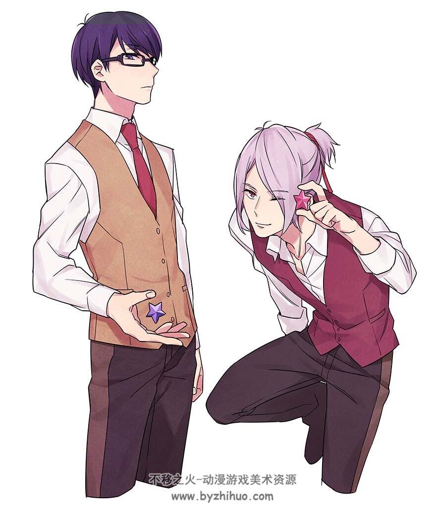 高校星歌剧 美男啊插画美图分享 596P