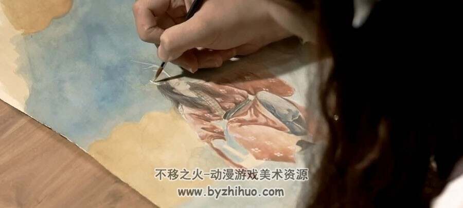 东方古风手绘插画绘画从0开始视频教程