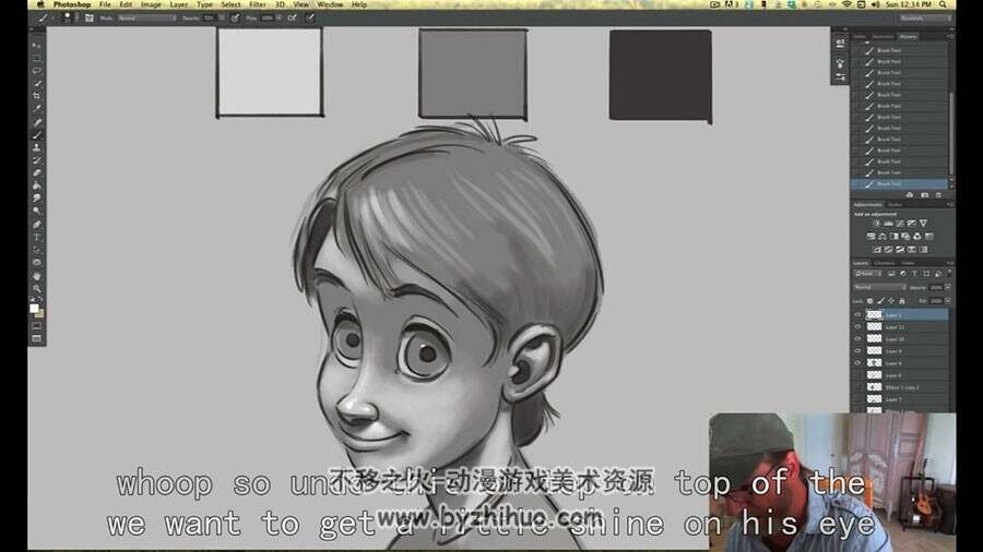 迪士尼大神Aaron Blaise 奇幻卡通角色绘制视频教程