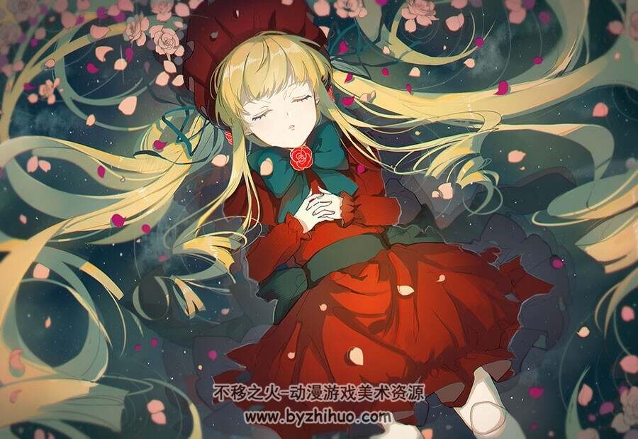 蔷薇少女 Rozen Maiden 角色壁纸图包分享 137P