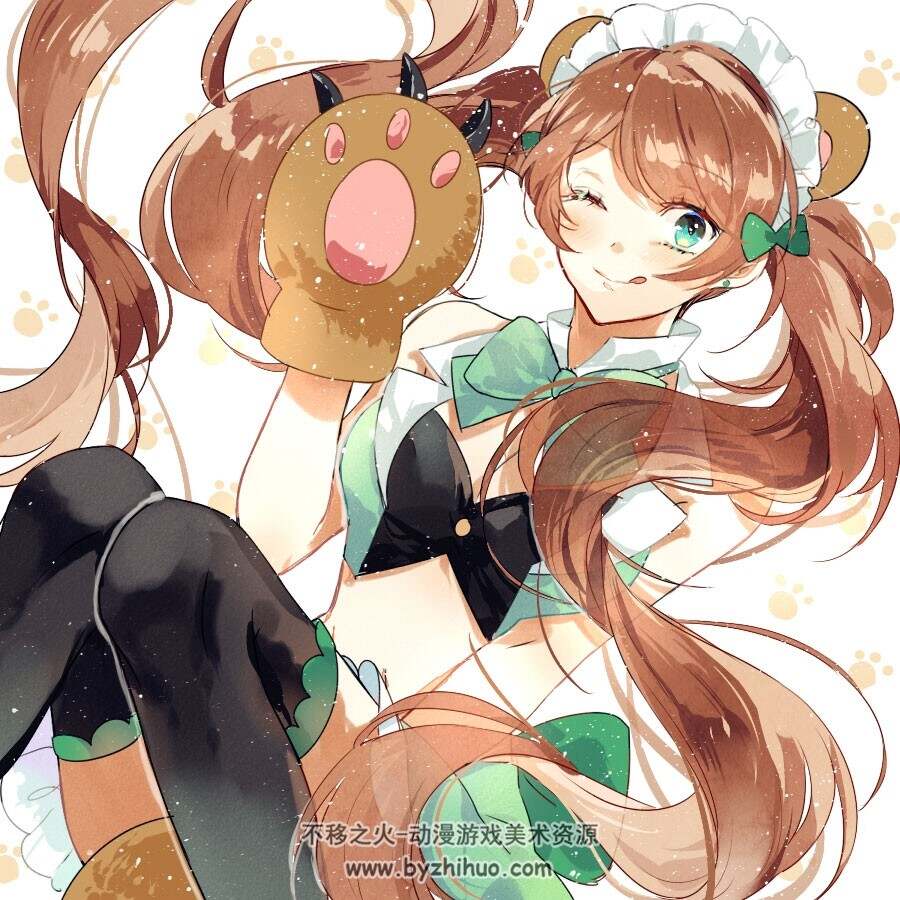 百合熊岚 萌萌哒插画图集分享 111P