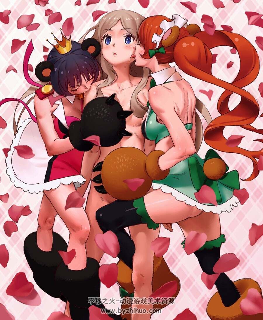 百合熊岚 萌萌哒插画图集分享 111P
