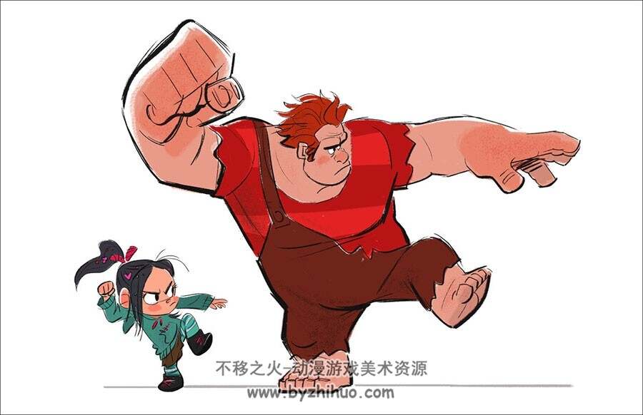 迪士尼角色 角色原画图集参考 51P
