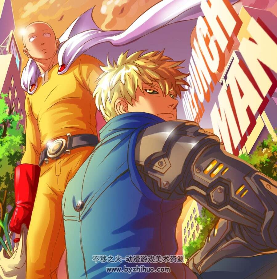 一拳超人 角色海报插画图包分享 323P
