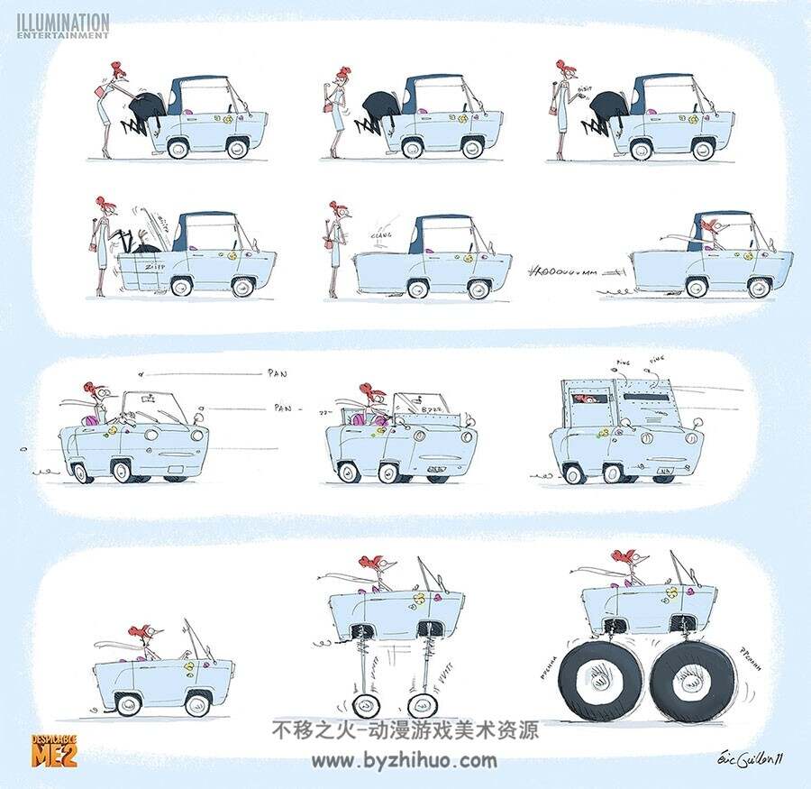 神偷奶爸 原画设定+海报图包分享 511P