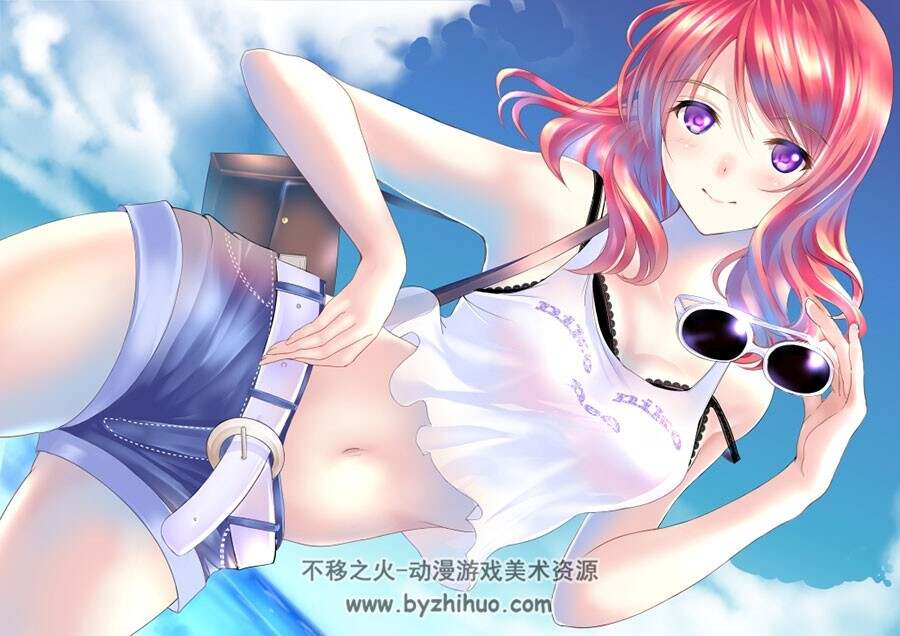 制服控们的福利插画图包分享 75P