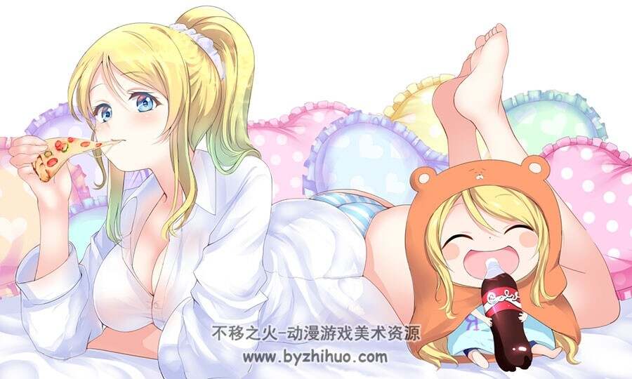 制服控们的福利插画图包分享 75P