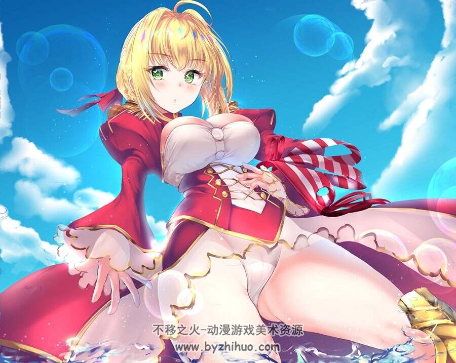 制服控们的福利插画图包分享 75P