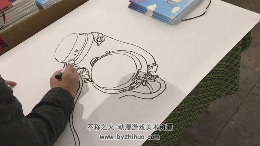 寺田克也 观摩大佬的大猿王和黑白手绘作画流程