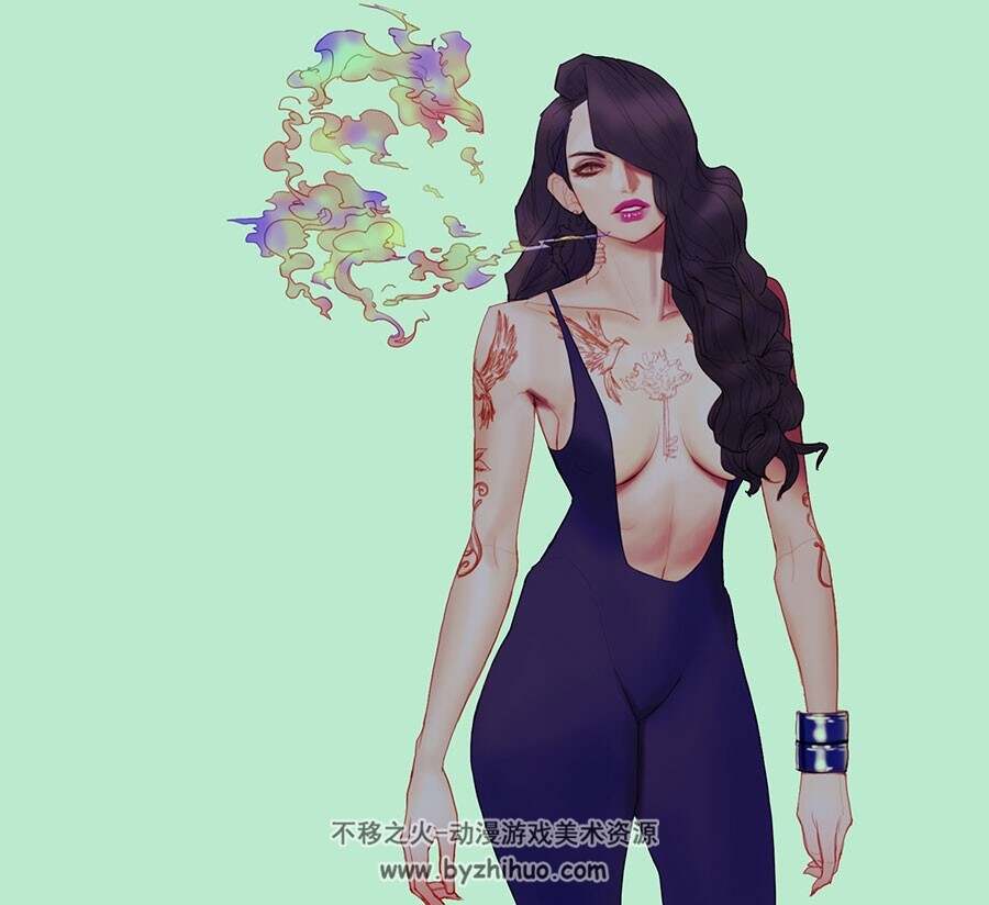 够fashion 女孩插画美图分享 243P