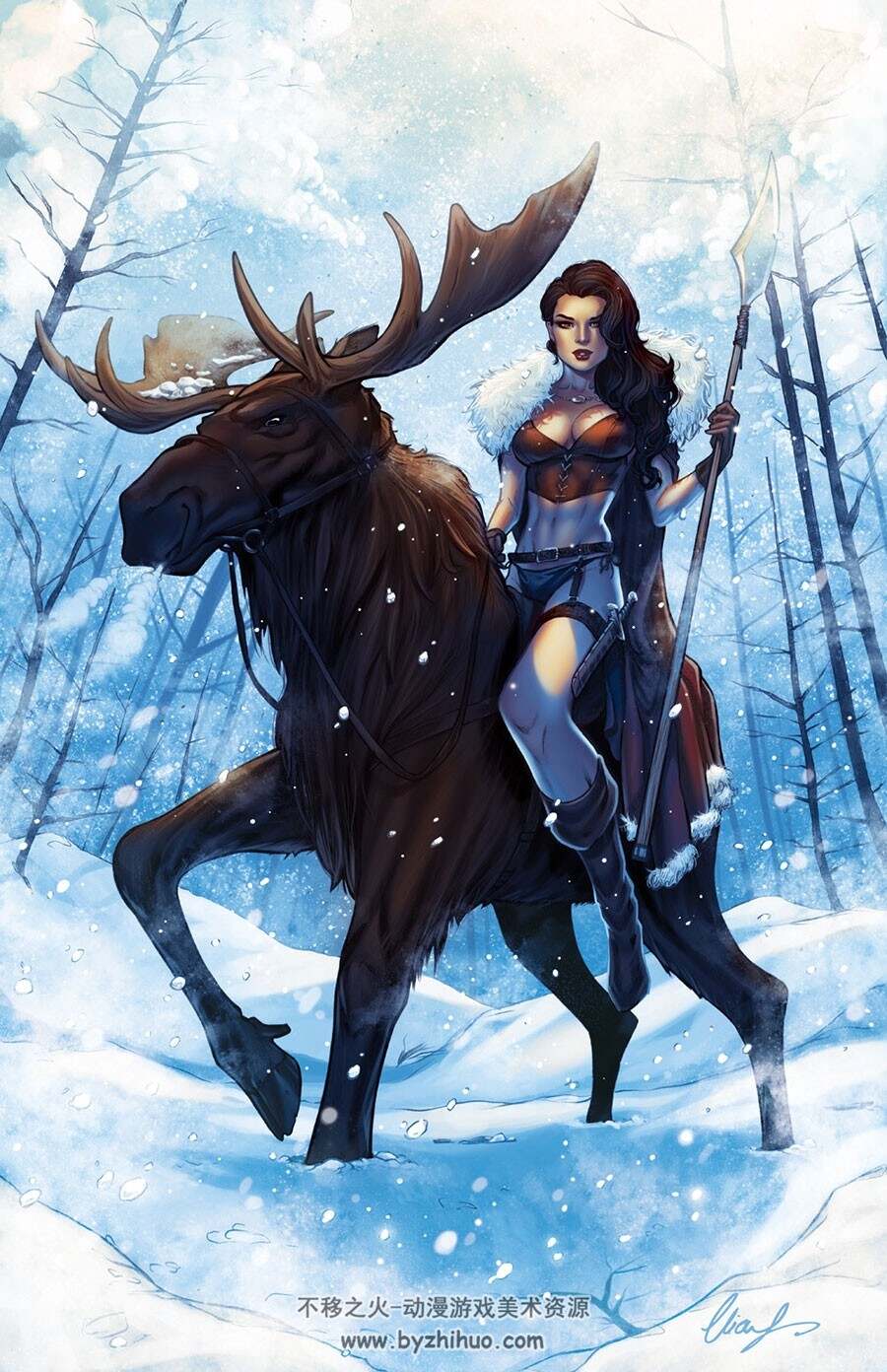 欧美风 野性感十足的插画美图分享 222P