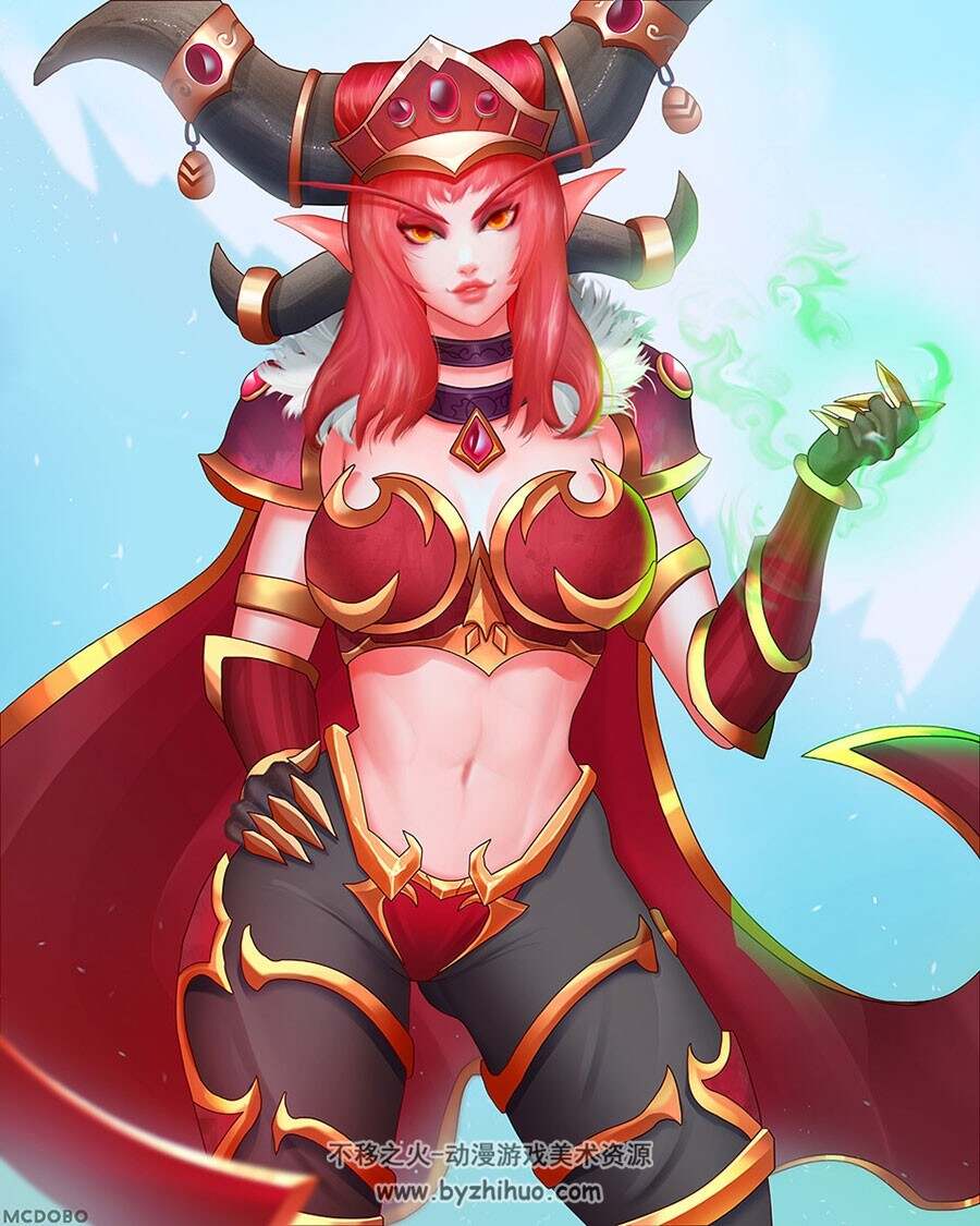 浓郁的粉红色插画图集分享 137P