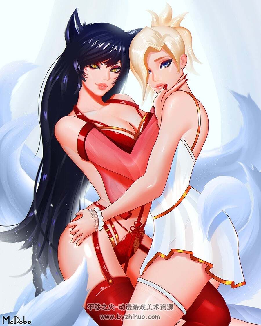 浓郁的粉红色插画图集分享 137P
