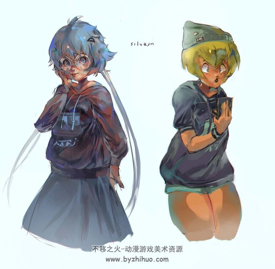 silveyn 淡淡的水彩风插画美图分享 122P