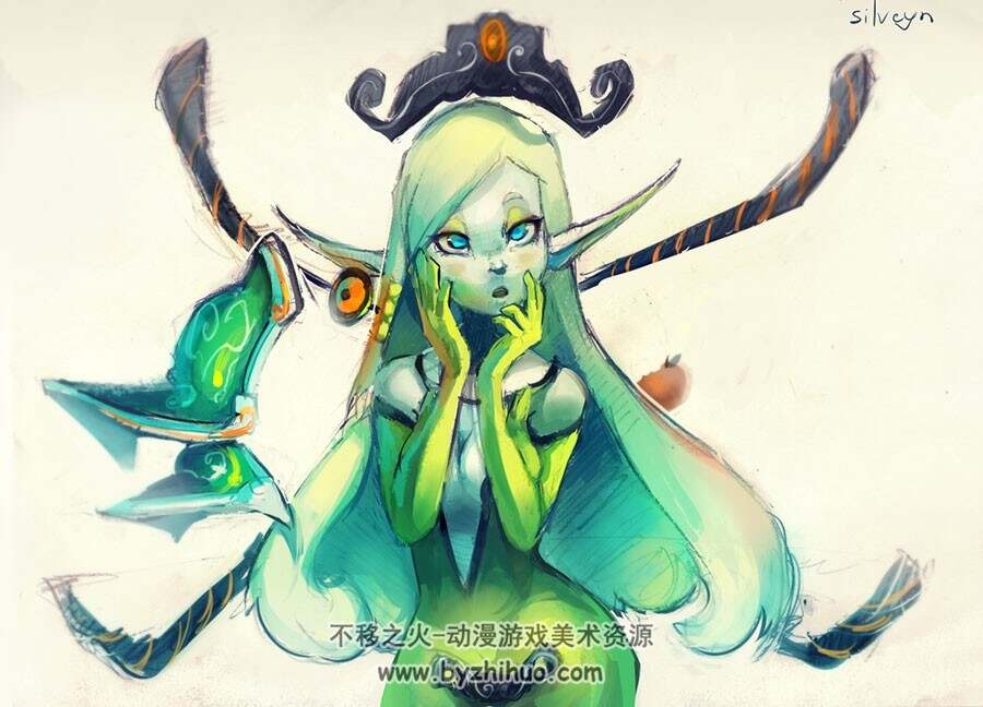 silveyn 淡淡的水彩风插画美图分享 122P
