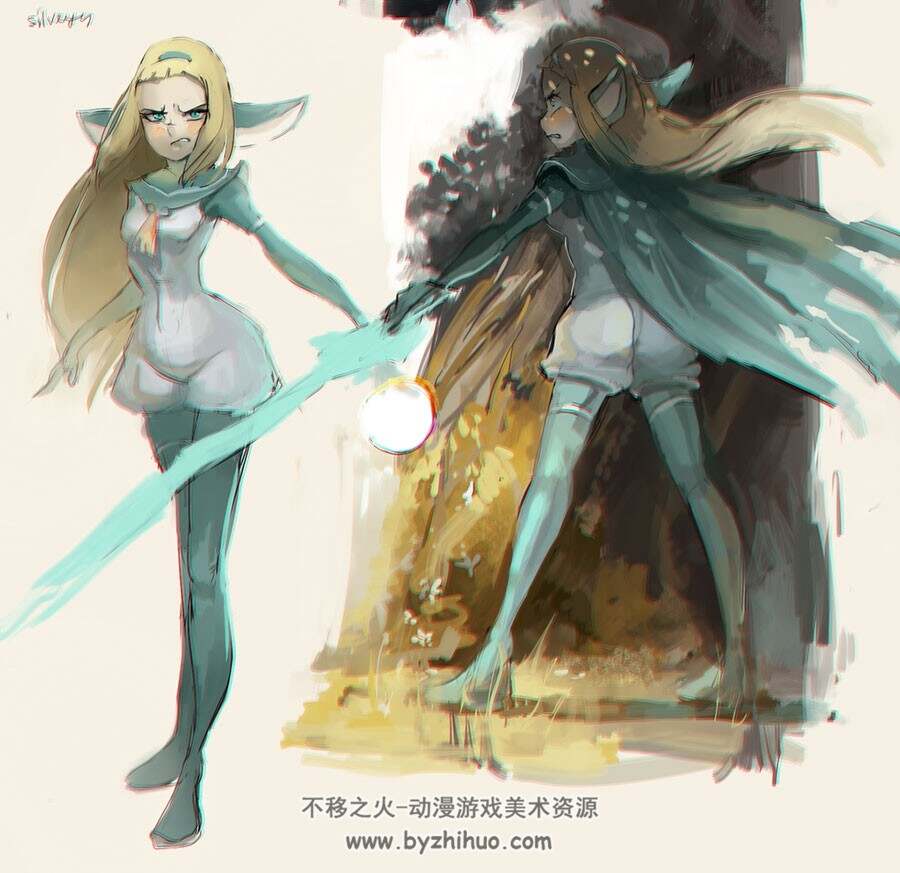 silveyn 淡淡的水彩风插画美图分享 122P