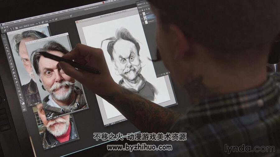 美国肖像艺术家Jason Seiler 人物肖像绘制过程实录