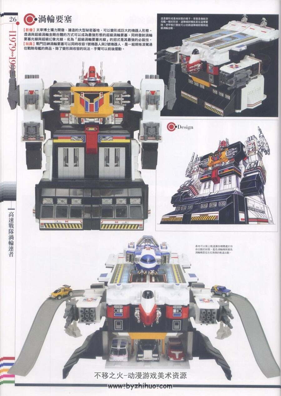 HJ模型大师系列 超级战队机器人玩具历史大全1979~2007 98P