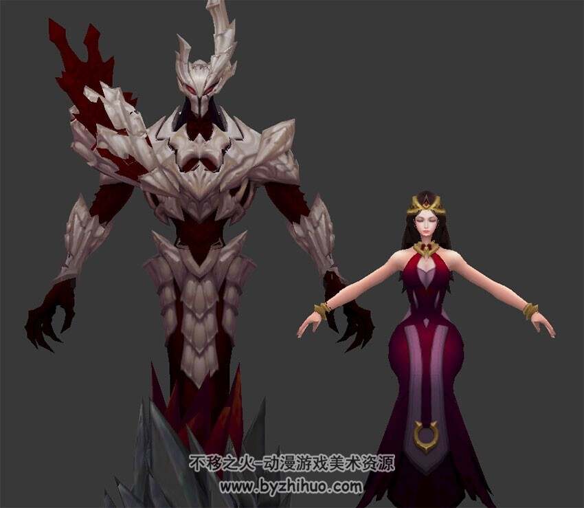 王者荣耀 干将莫邪[第七人偶][淬命双剑] 3D模型