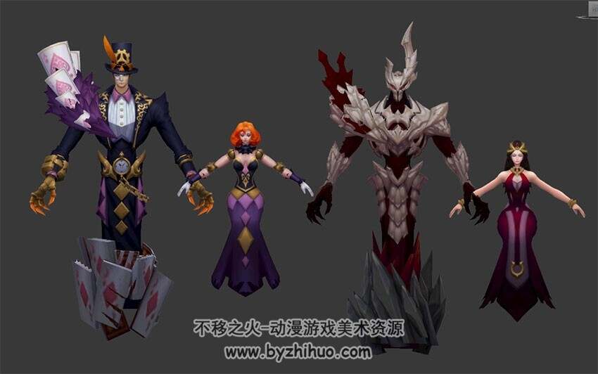 王者荣耀 干将莫邪[第七人偶][淬命双剑] 3D模型