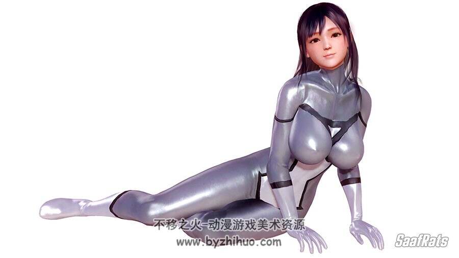 3D御姐渲染图集分享 119P