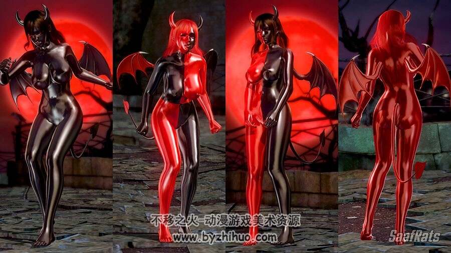 3D御姐渲染图集分享 119P