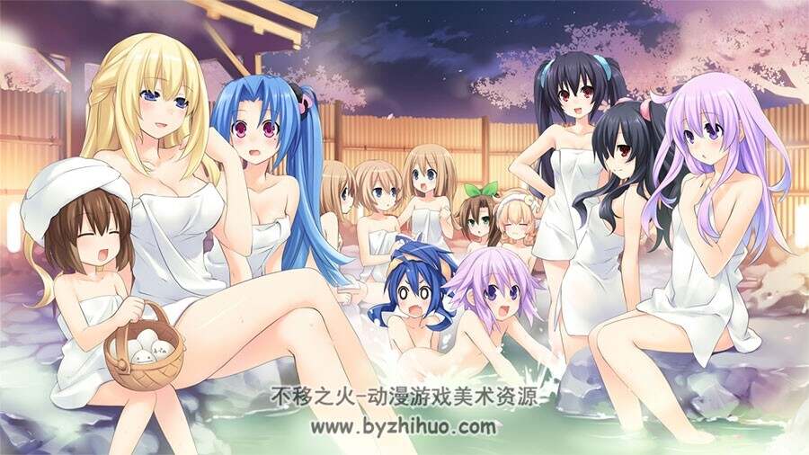 超次元游戏海王星MK2 角色海报美图分享 216P