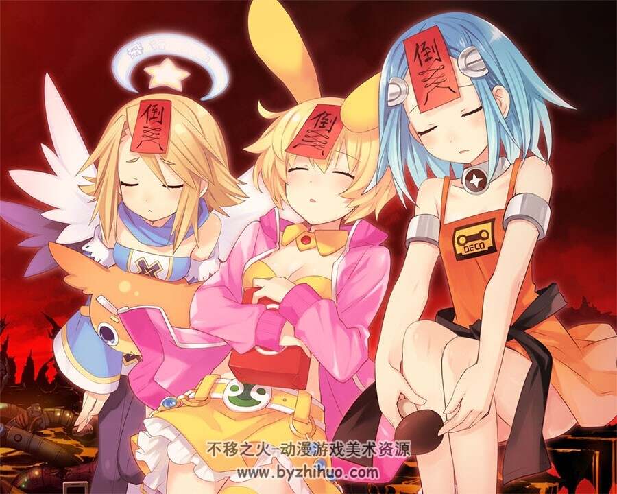 超次元游戏海王星MK2 角色海报美图分享 216P
