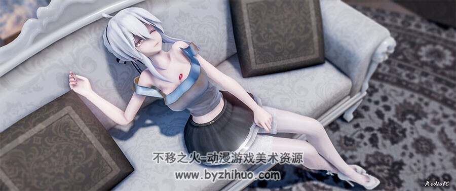 3D渲染图集分享 可耐的女孩子 231P